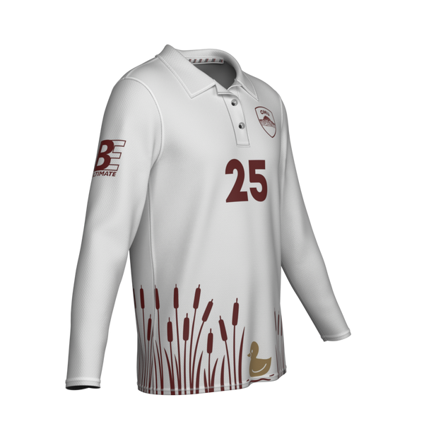 Full Sub N-Knit Long Sleeve Polo (LIGHT) | University of Colorado Mesa Rubber Huckies Fall 2025