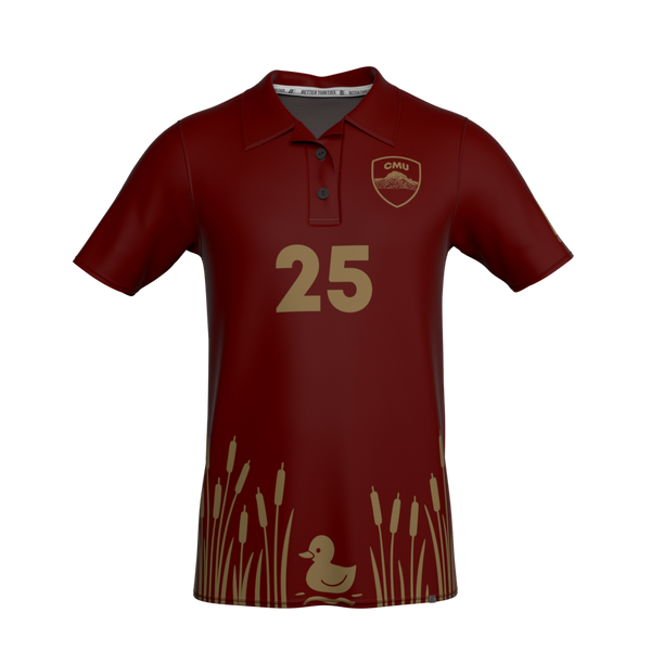 Full Sub N-Knit Polo (DARK) | University of Colorado Mesa Rubber Huckies Fall 2025