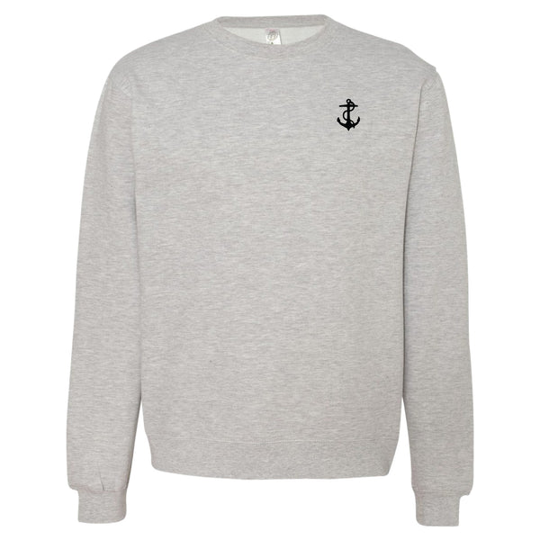 Premium Midweight Crewneck (GREY) | North Carolina-Wilmington Seamen Fan Store Spring 2025