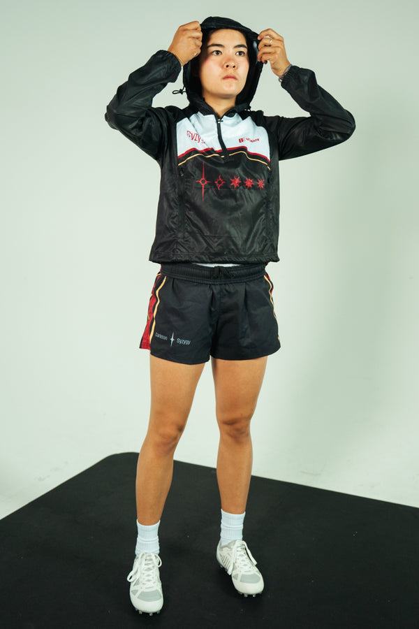 Full Sub GridTech Quarter Zip Hooded Jacket
