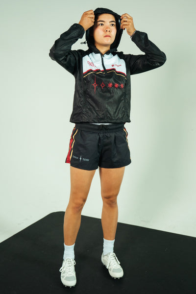 Full Sub GridTech Quarter Zip Hooded Jacket