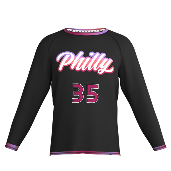 Full Sub N-Knit Long Sleeve (DARK) | Philadelphia Flight Fall 2026