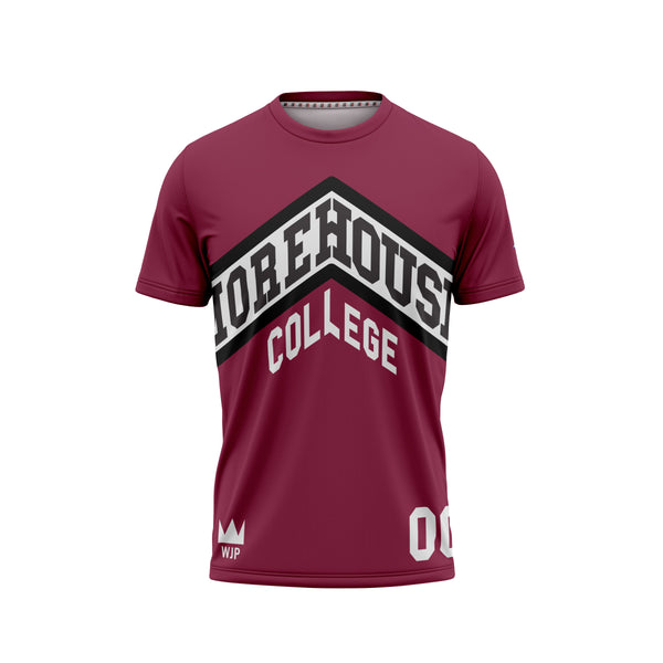 Full Sub N-Knit Short Sleeve (DARK MAROON) | Morehouse Fall 2024 Fan Store