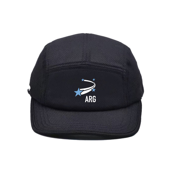 AeroLite No-Pro 5-Panel Hat (BLACK) | Argentine National Ultimate Team Spring 2024