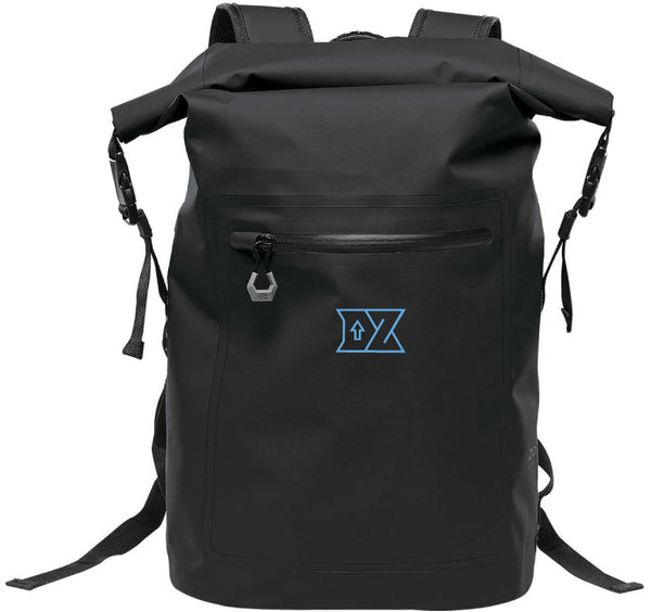 Technical Roll Top Waterproof Backpack 35L (BLACK) | Johns Hopkins University Dangerzone Fall 2024