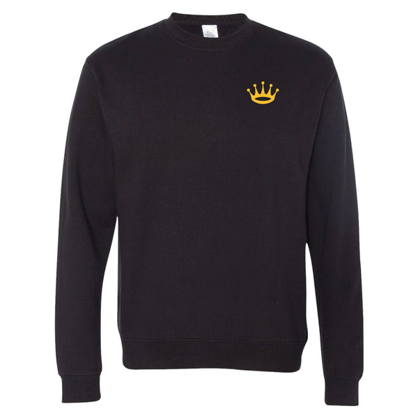 Premium Midweight Crewneck (Black) | University of California Berkeley Pie Queens Summer 2024