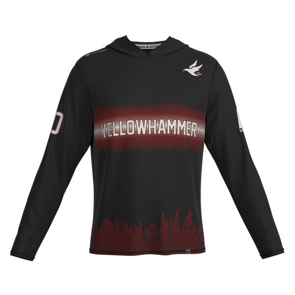 Full Sub N-Knit Sun Hoodie (BLACK) | University of Alabama Yellow Hammer Fall 2025