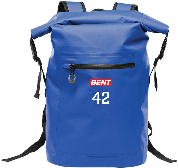 Technical Roll Top Waterproof Backpack 35L (BLUE) | New York BENT Fall 2025
