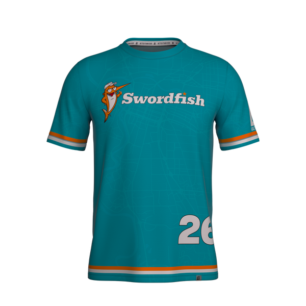 Full Sub N-Knit Short Sleeve (DARK) | Sacramento Swordfish Summer 2026