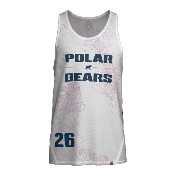 Full Sub N-Knit Singlet (WHITE) | San Francisco Polar Bears Summer 2026