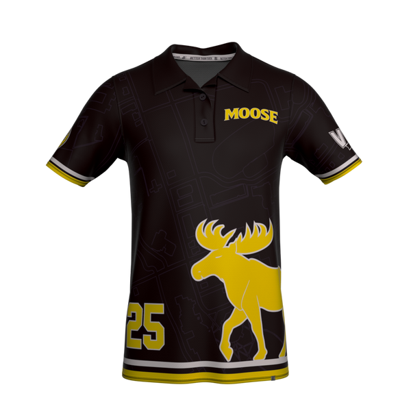 Full Sub N-Knit Polo (DARK) | Millersville University Moose Fall 2026