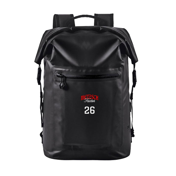 Technical Roll Top Waterproof Backpack 35L | Wesleyan University Nietzsch Factor Ultimate Spring 2026