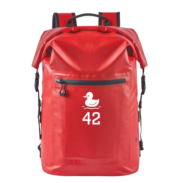 Technical Roll Top Waterproof Backpack 35L (RED) | University of Colorado Mesa Rubber Huckies Fall 2025