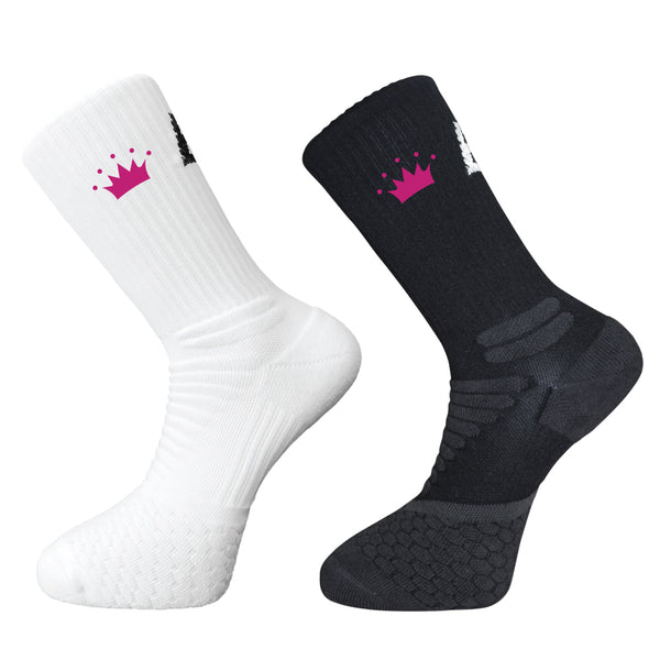 Enduro Socks (PINK CROWN) | Middlebury College Pranksters Winter 2025