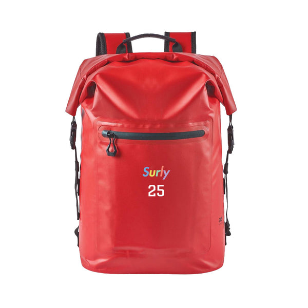 Technical Roll Top Waterproof Backpack 35L (RED) | Minnesota Surly Ultimate Fall 2025