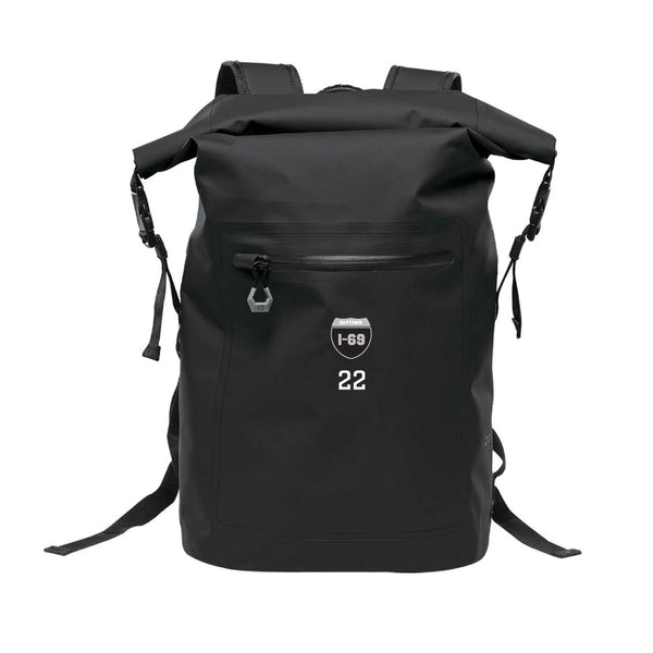 Technical Roll Top Waterproof Backpack 35L (I69) | Indianapolis Ultimate I-69 OnRamp Parking Lot Summer 2026