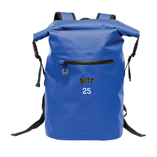 Technical Roll Top Waterproof Backpack 35L (BLUE) | University of Pittsburgh B Bitt Fall 2024