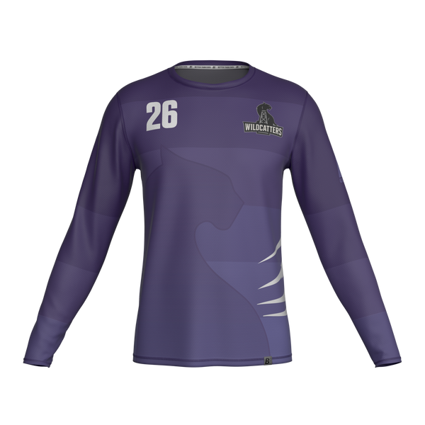 Full Sub N-Knit Long Sleeve (DARK) | Houston Wildcatters Spring 2026
