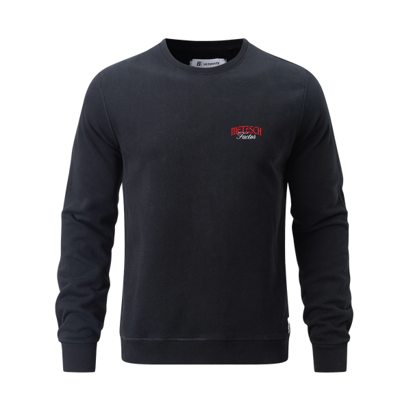 Off-Day Heavyweight Crewneck (BLACK) | Wesleyan University Nietzsch Factor Ultimate Spring 2026