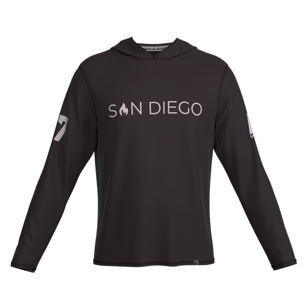 Full Sub Taiga Sun Hoodie (BLACK) | San Diego Wildfire Spring 2026