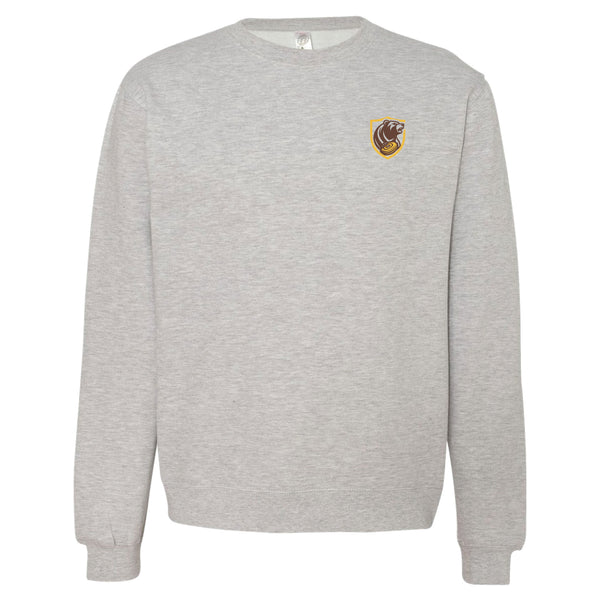 Premium Midweight Crewneck (Grey) | Baylor University Stonewall Fall 2025