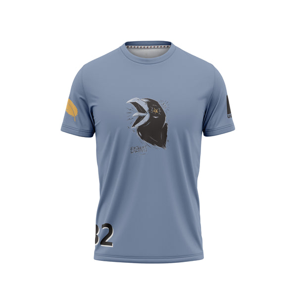 Full Sub N-Knit Short Sleeve (Blue) | St. Olaf College Berzerkers Winter 2025