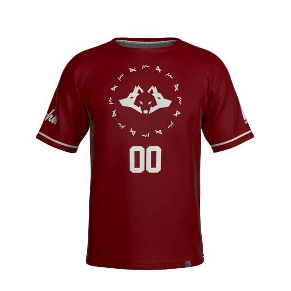 Full Sub N-Knit Short Sleeve (RED) | North Carolina State University Alpha Winter 2025