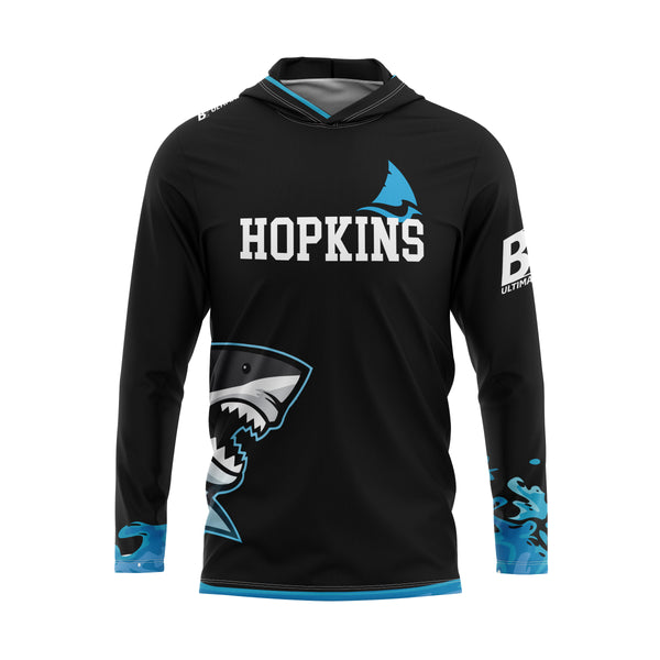 Full Sub N-Knit Sun Hoodie (DARK) | Johns Hopkins University Dangerzone Fall 2024