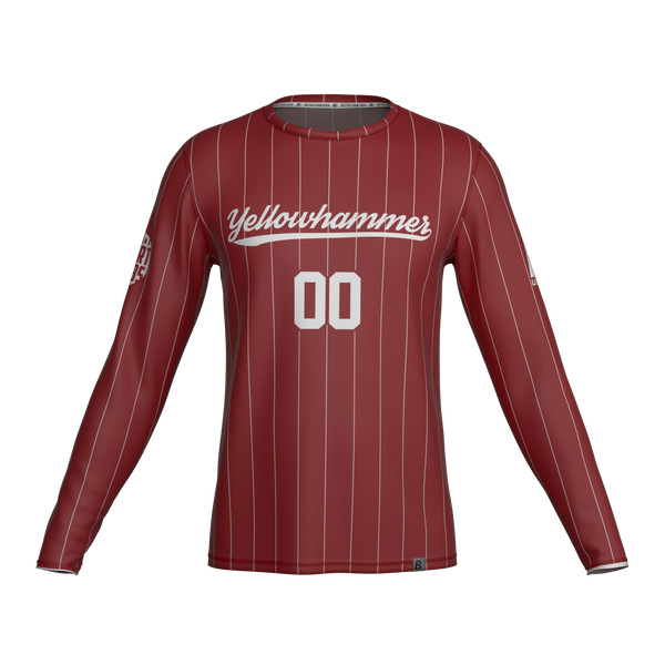 Full Sub N-Knit Long Sleeve (RED) | University of Alabama Yellow Hammer Fall 2025