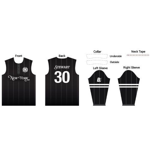 Full Sub N-Knit Long Sleeve Polo (DARK) | New York BENT Summer 2026