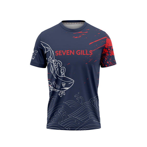 Full Sub N-Knit Short Sleeve (DARK) | Seattle Seven Gills Ultimate Summer 2026