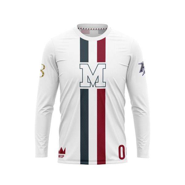 Full Sub N-Knit Long Sleeve (LIGHT RACING STRIPES) | Morehouse College Spring 2025