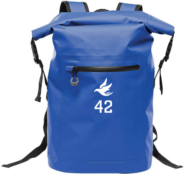 Technical Roll Top Waterproof Backpack 35L (BLUE) | University of Alabama Yellow Hammer Fall 2025