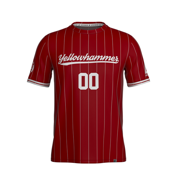 Full Sub N-Knit Short Sleeve (RED) | University of Alabama Yellow Hammer Fall 2025
