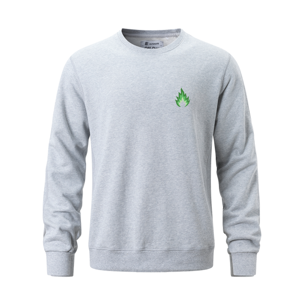 Off-Day Heavyweight Crewneck (GREY) | Virginia Tech University Burn Winter 2025