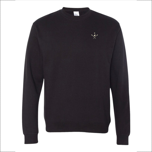 Premium Midweight Crewneck (Black) | St. Olaf College Berzerkers Winter 2025