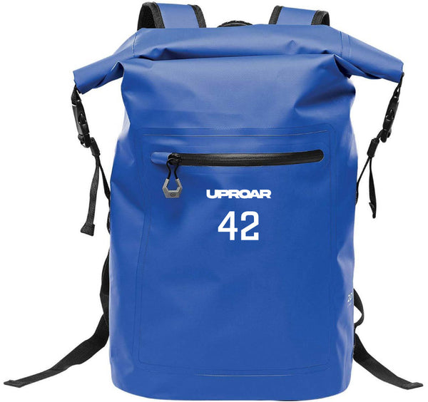 Technical Roll Top Waterproof Backpack 35L (BLUE) | University of Portland UPRoar Winter 2024