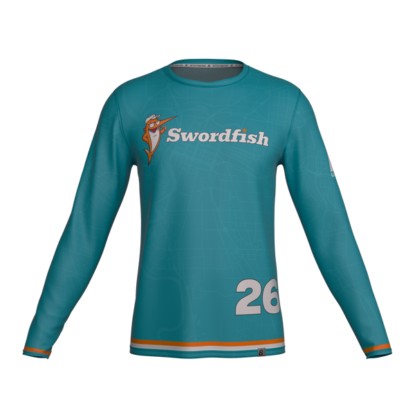 Full Sub N-Knit Long Sleeve (DARK) | Sacramento Swordfish Summer 2026
