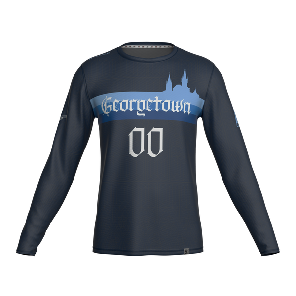 Full Sub N-Knit Long Sleeve (DARK) | Georgetown University Justice Fall 2025