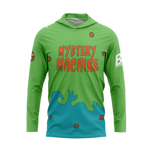 Full Sub N-Knit Sun Hoodie (GREEN) | Rutgers University B Mystery Machine Spring 2025