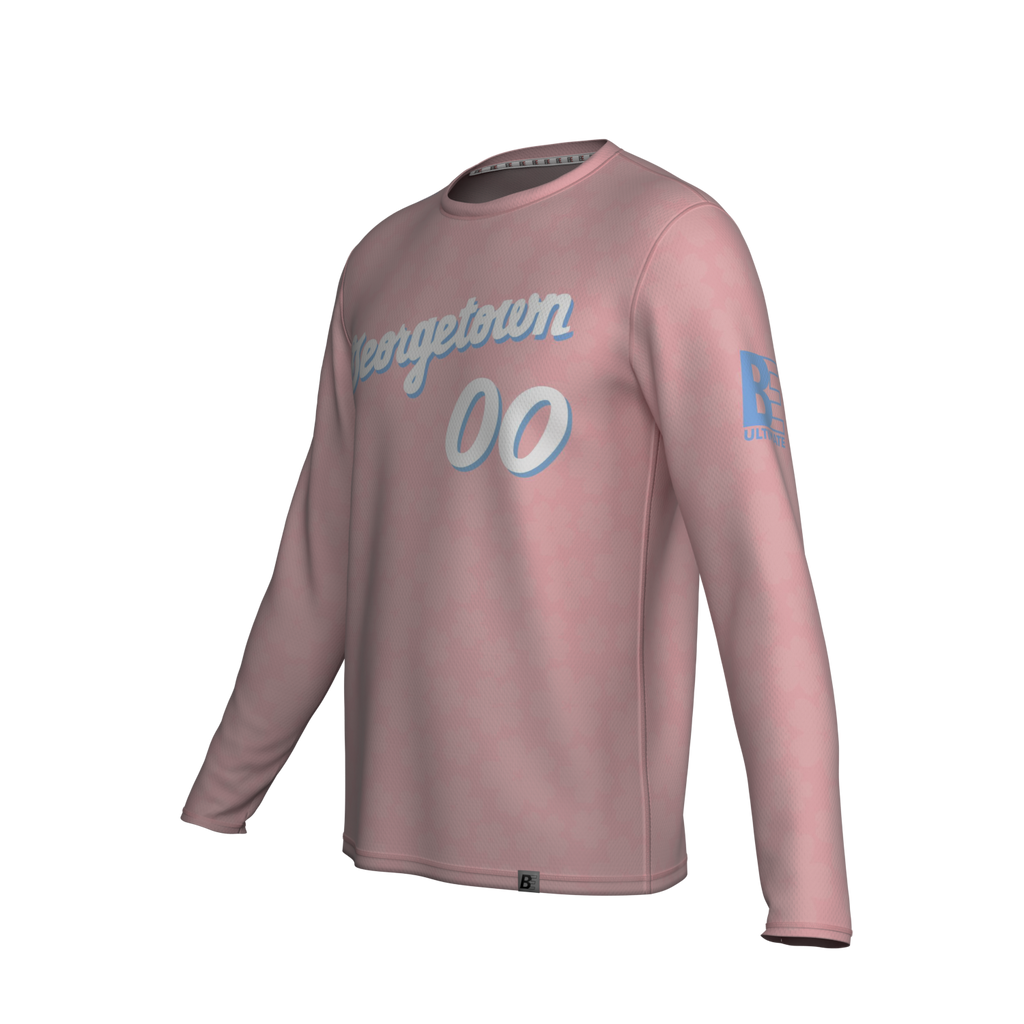 Full Sub N-Knit Long Sleeve (ALT PINK) | Georgetown University Justice ...