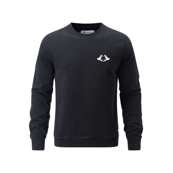 Off-Day Heavyweight Crewneck (BLACK) | North Carolina State University Alpha Winter 2025