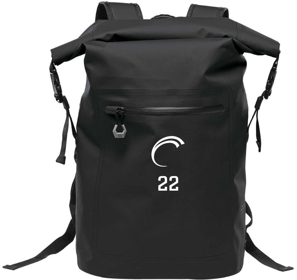 Technical Roll Top Waterproof Backpack 35L (BLACK) | Washington University Contra Fall 2024