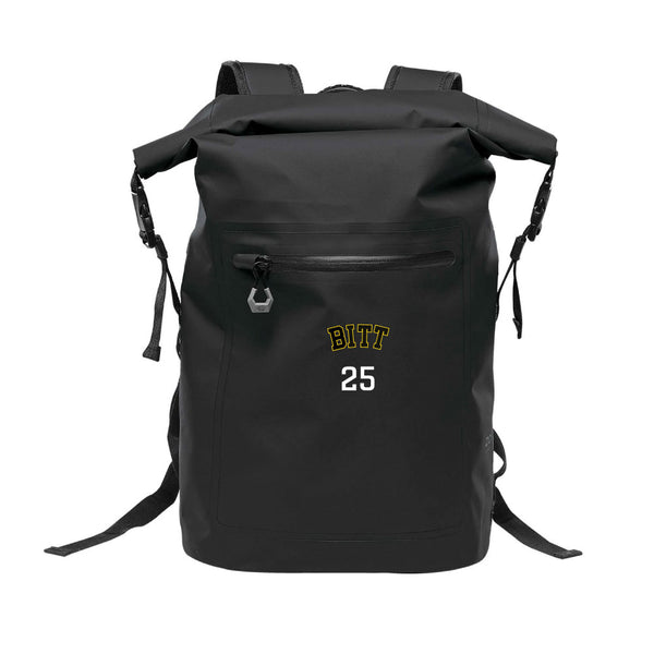 Technical Roll Top Waterproof Backpack 35L (BLACK) | University of Pittsburgh B Bitt Fall 2024