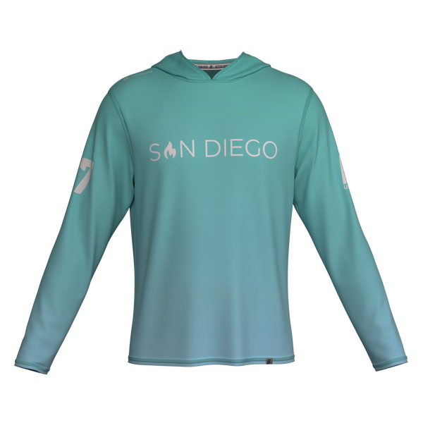Full Sub Taiga Sun Hoodie (TEAL ) | San Diego Wildfire Spring 2026