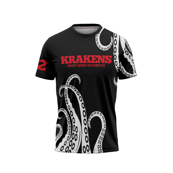 Full Sub N-Knit Short Sleeve (DARK) | West High School Krakens Summer 2026