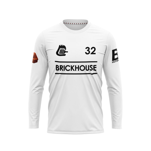 Full Sub N-Knit Long Sleeve (WHITE) | Durham Brickhouse Summer 2025