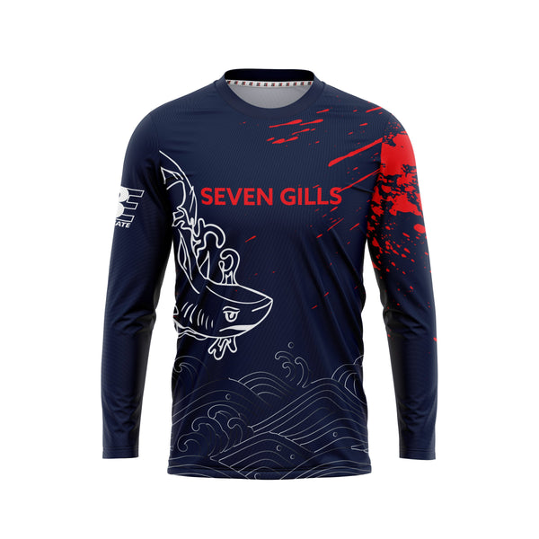 Full Sub N-Knit Long Sleeve (DARK) | Seattle Seven Gills Ultimate Summer 2026