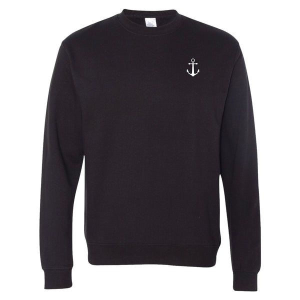 Premium Midweight Crewneck (Black) | University of Rhode Island Spring 2025