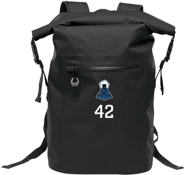 Technical Roll Top Waterproof Backpack 35L (BLACK) | Villanova University Main Line Fall 2025